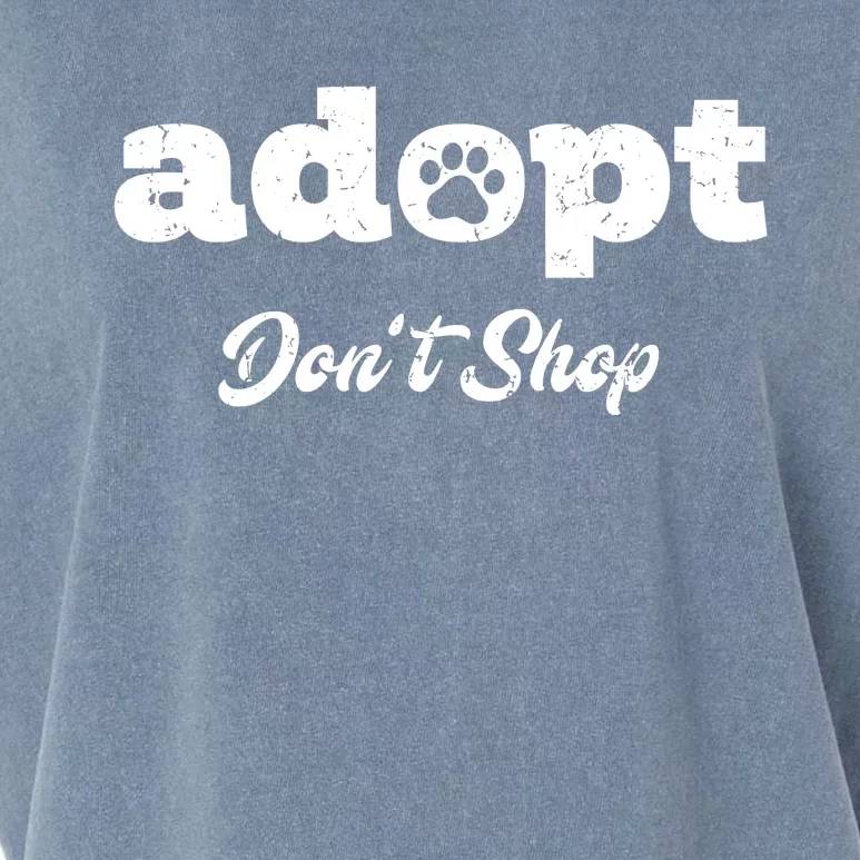 Adopt Rescue Foster Dog Lover Cat Adoption Garment-Dyed Women's Muscle Tee