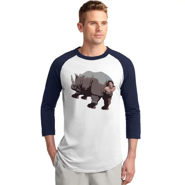 Ace Rhino Funny Baseball Sleeve Shirt