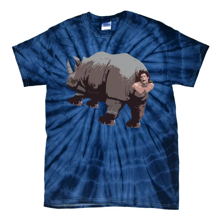 Ace Rhino Funny Tie-Dye T-Shirt