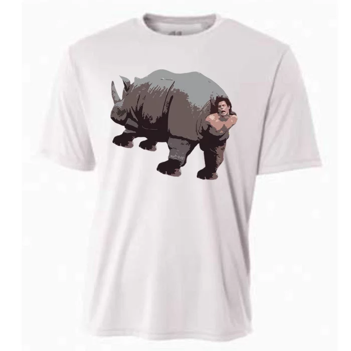 Ace Rhino Funny Cooling Performance Crew T-Shirt