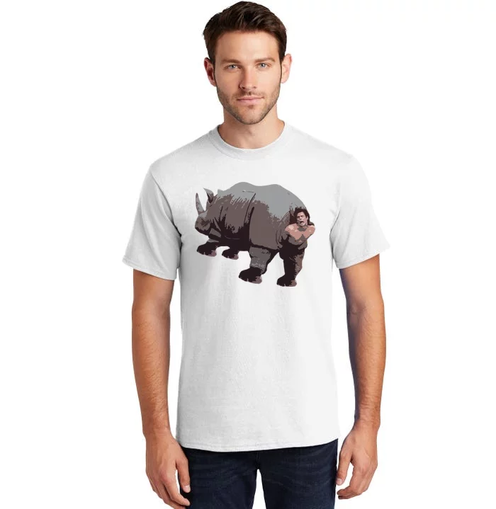 Ace Rhino Funny Tall T-Shirt