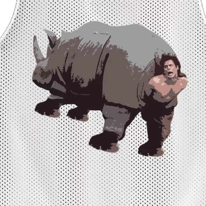 Ace Rhino Funny Mesh Reversible Basketball Jersey Tank