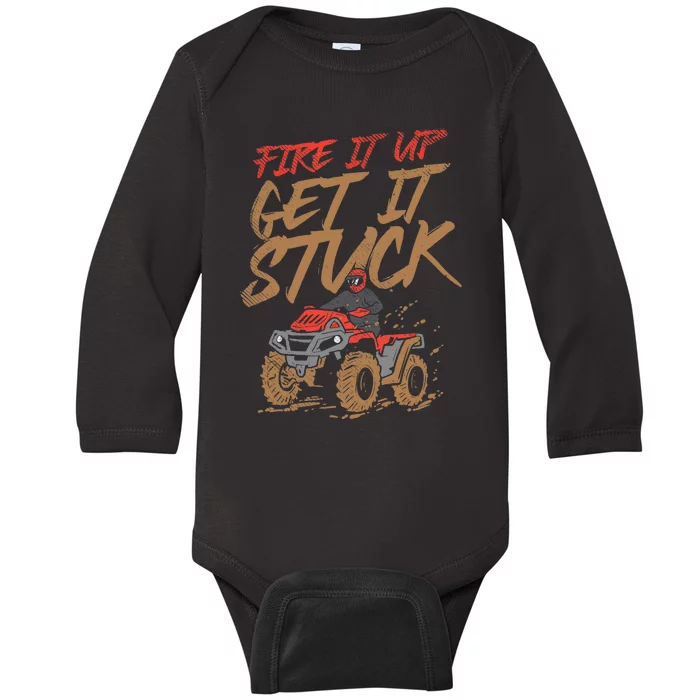 Atv Rider Gifts Four Wheeler Accessories Baby Long Sleeve Bodysuit