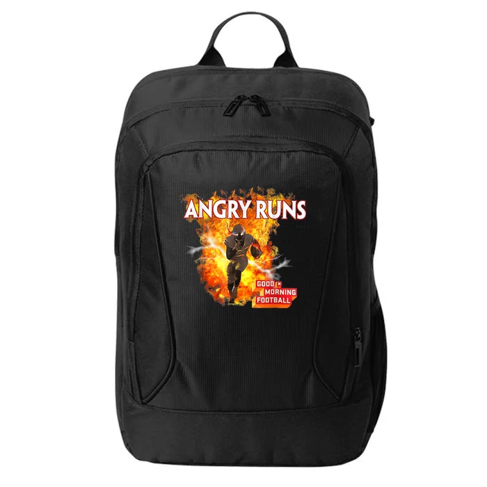 Angry Runs Good Morning Football Sport Lover Football Fan City Backpack