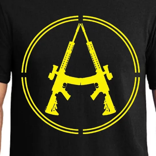 Anarchist Rifles Guns Libertarian Ancap Anarcho Capitalist Pajama Set