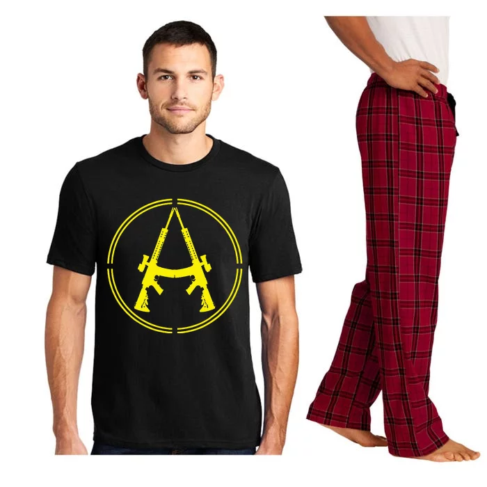 Anarchist Rifles Guns Libertarian Ancap Anarcho Capitalist Pajama Set