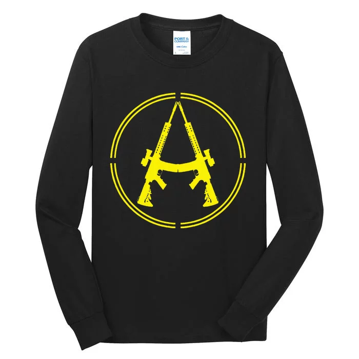 Anarchist Rifles Guns Libertarian Ancap Anarcho Capitalist Tall Long Sleeve T-Shirt