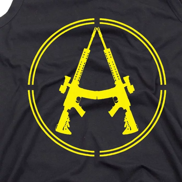 Anarchist Rifles Guns Libertarian Ancap Anarcho Capitalist Tank Top