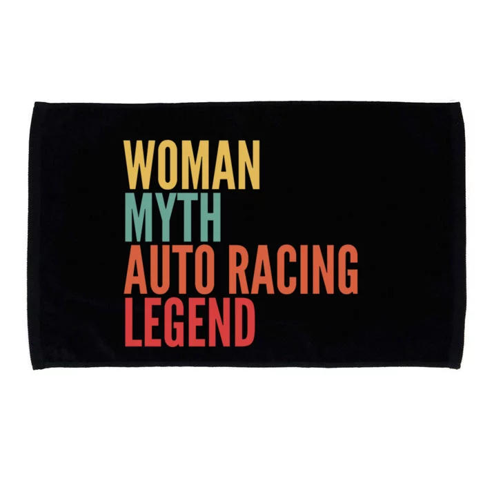 Auto Racing Gift Myth Auto Racing Legend Gift Microfiber Hand Towel