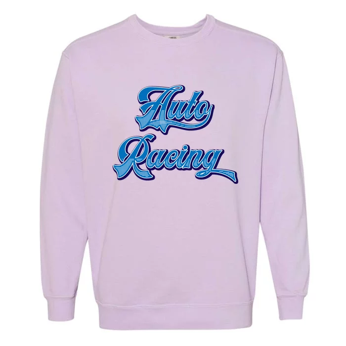 Auto Racing Gift Garment-Dyed Sweatshirt