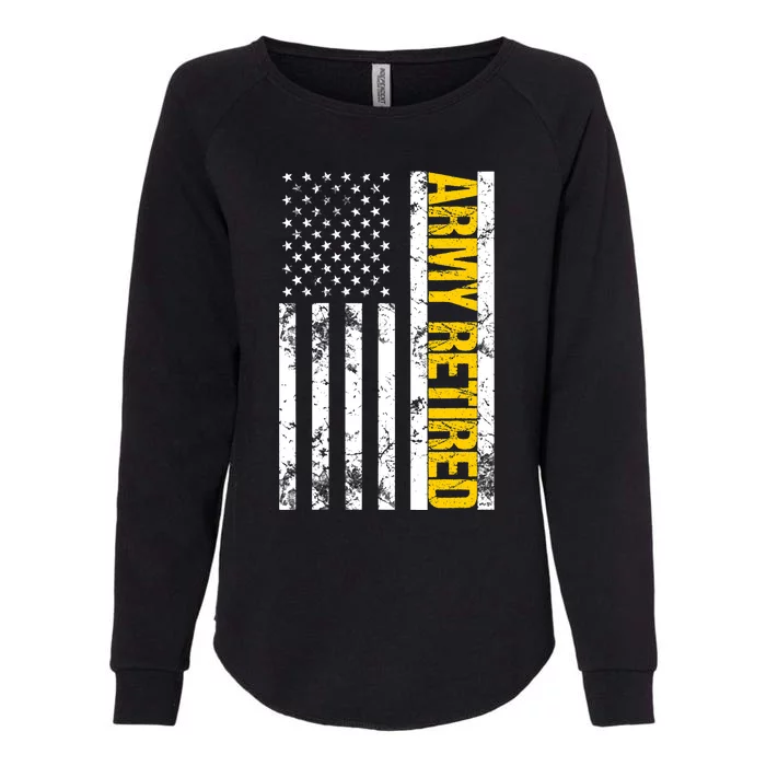 Army Retired Gift Military U.S. Army Retirement Womens California Wash Sweatshirt