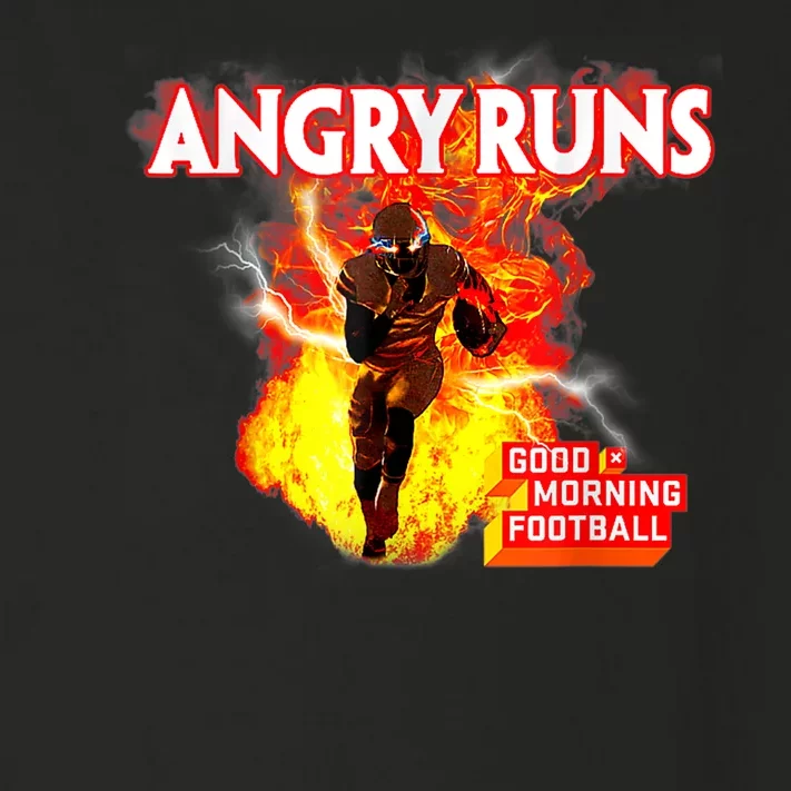 Angry Runs Good Morning Football Toddler Long Sleeve Shirt