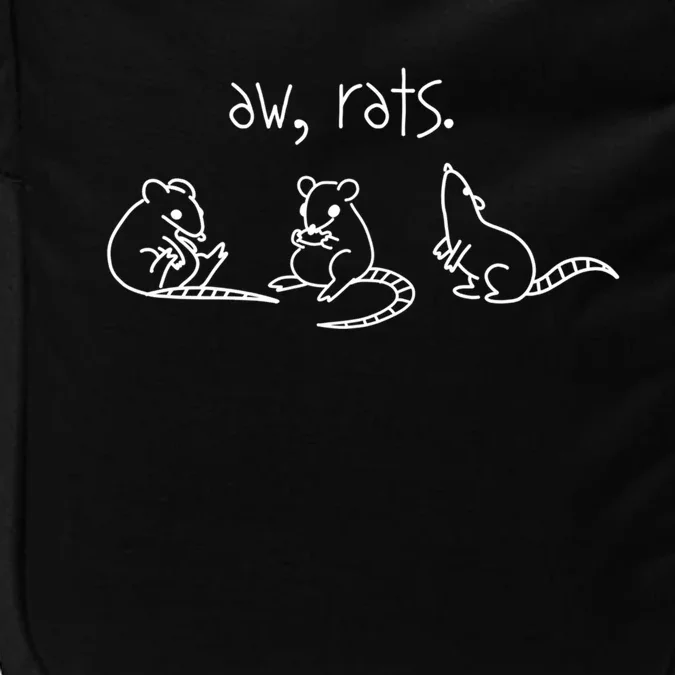 Aw Rats Gift Cute Rat Trio Gift Impact Tech Backpack