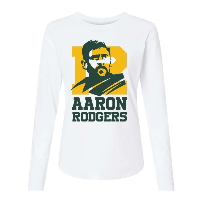 Aaron Rodgers Green Bay Womens Cotton Relaxed Long Sleeve T-Shirt