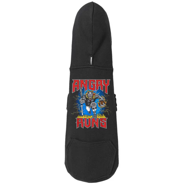 Angry Runs Good Morning Doggie 3-End Fleece Hoodie