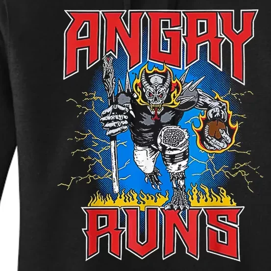 Angry Runs Good Morning Women's Pullover Hoodie