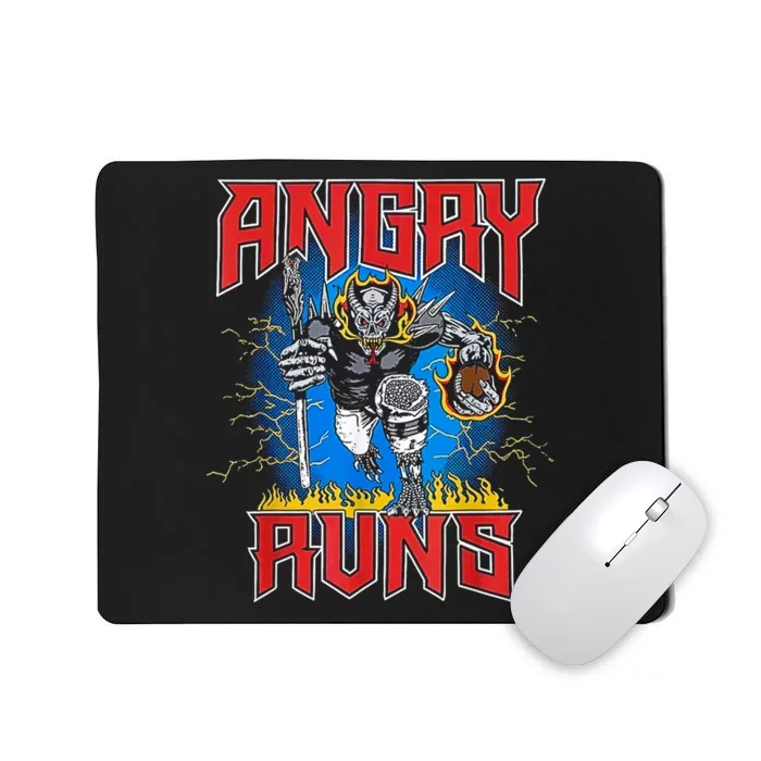 Angry Runs Good Morning Mousepad