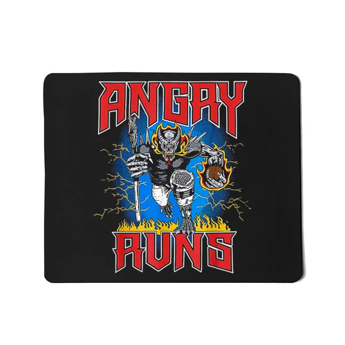 Angry Runs Good Morning Mousepad