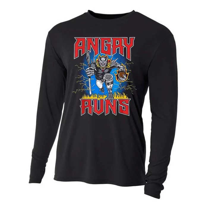 Angry Runs Good Morning Cooling Performance Long Sleeve Crew