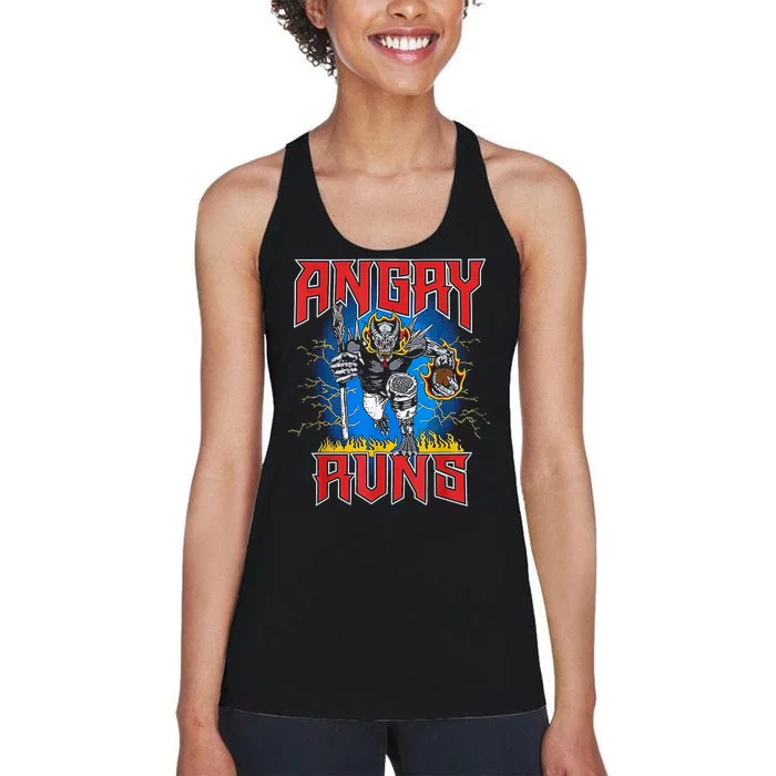 Angry Runs Good Morning Women's Racerback Tank