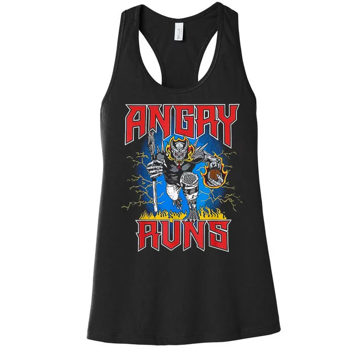 Angry Runs Good Morning Women's Racerback Tank