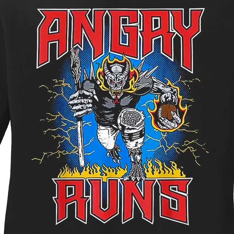 Angry Runs Good Morning Ladies Long Sleeve Shirt