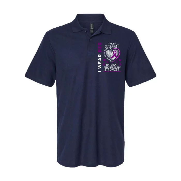 Awareness Ribbons Godfather Heart Disease Gifts Softstyle Adult Sport Polo