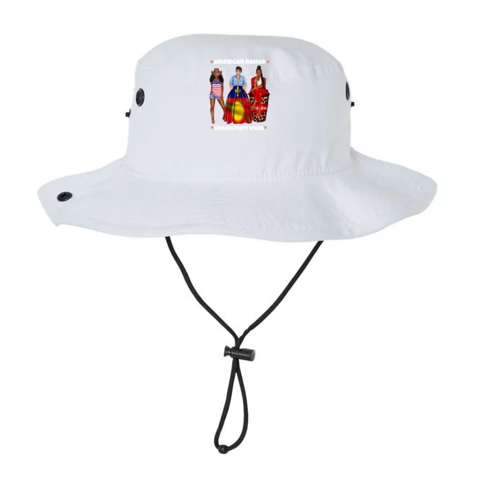 American Raised Guadeloupe Vibes Born In South America Dna Gift Legacy Cool Fit Booney Bucket Hat