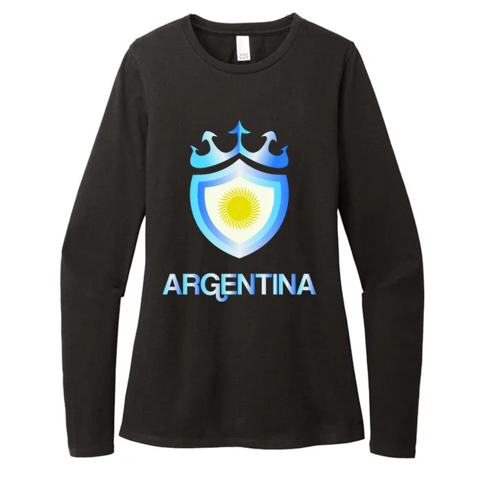 Argentina Womens CVC Long Sleeve Shirt