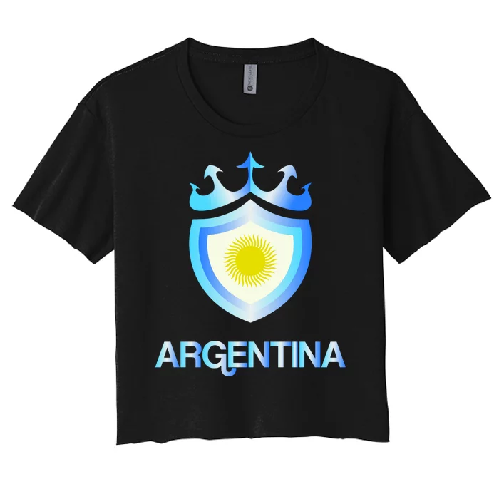 Argentina Women's Crop Top Tee