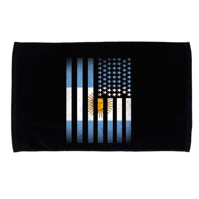 Argentina American Flag Microfiber Hand Towel