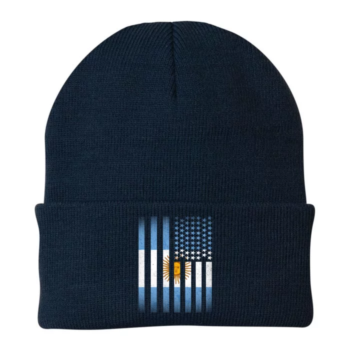 Argentina American Flag Knit Cap Winter Beanie