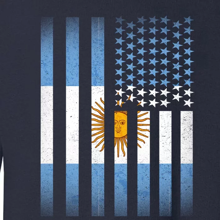 Argentina American Flag Toddler Sweatshirt