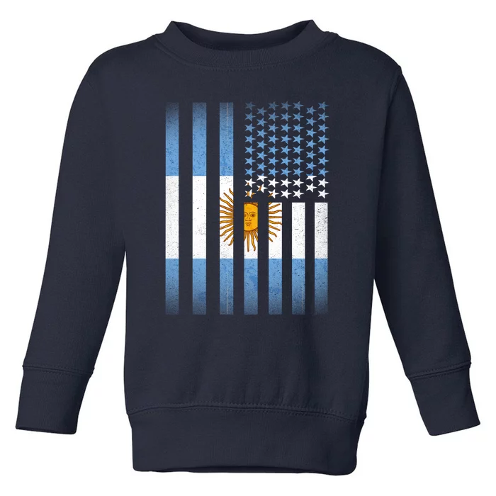 Argentina American Flag Toddler Sweatshirt