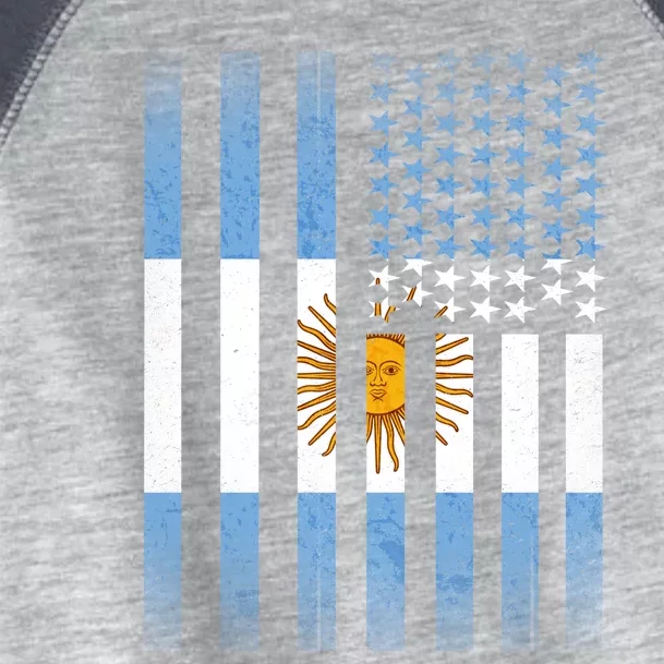 Argentina American Flag Toddler Fine Jersey T-Shirt