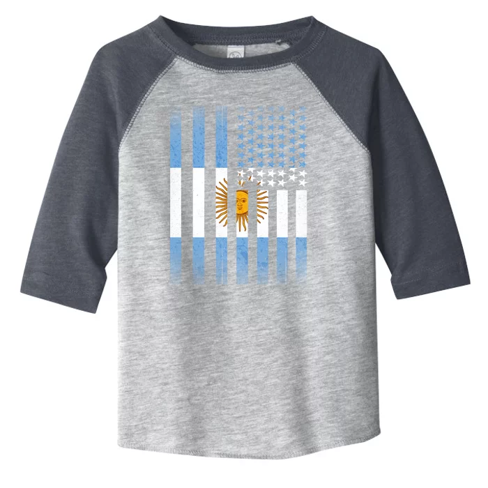 Argentina American Flag Toddler Fine Jersey T-Shirt