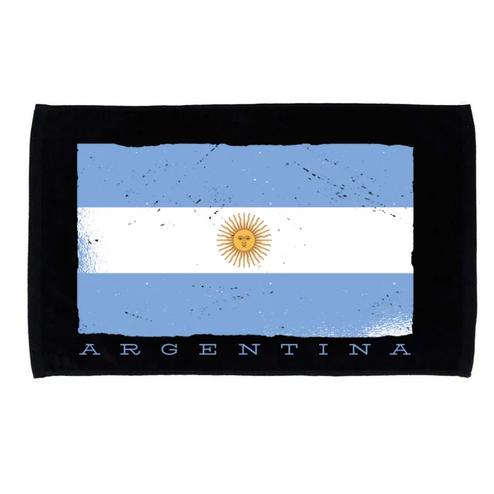 Argentina Flag Microfiber Hand Towel