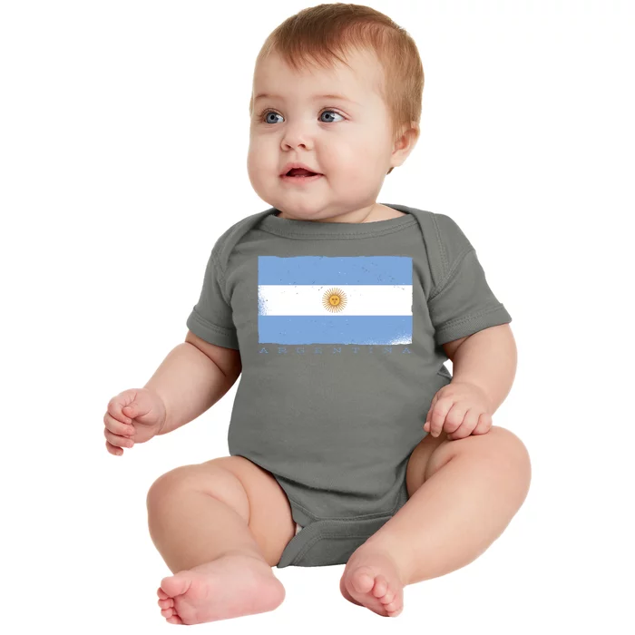 Argentina Flag Baby Bodysuit