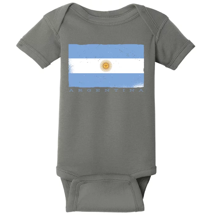 Argentina Flag Baby Bodysuit