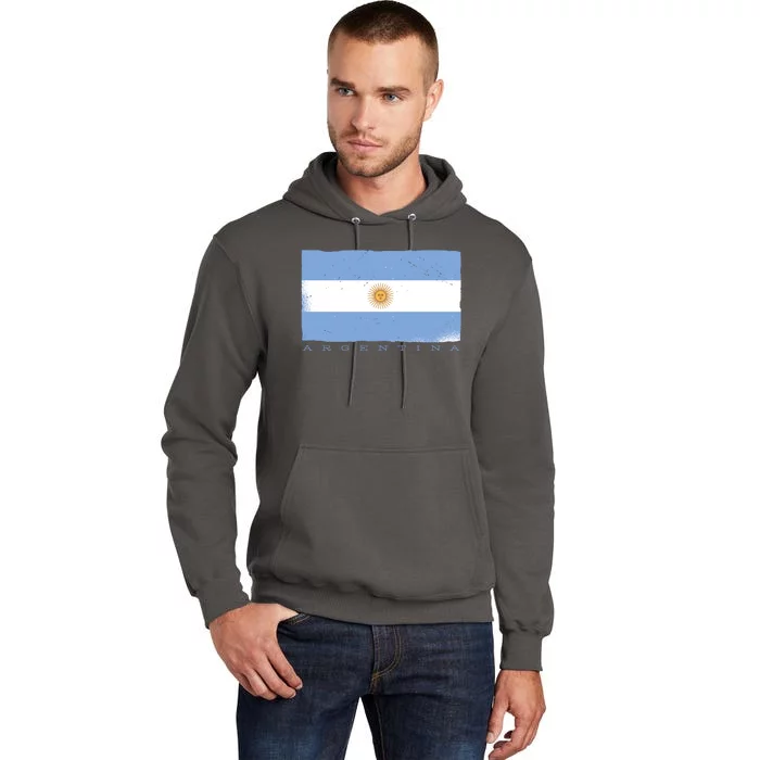 Argentina Flag Tall Hoodie