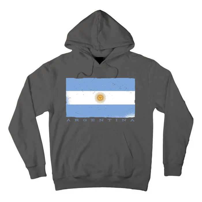 Argentina Flag Tall Hoodie