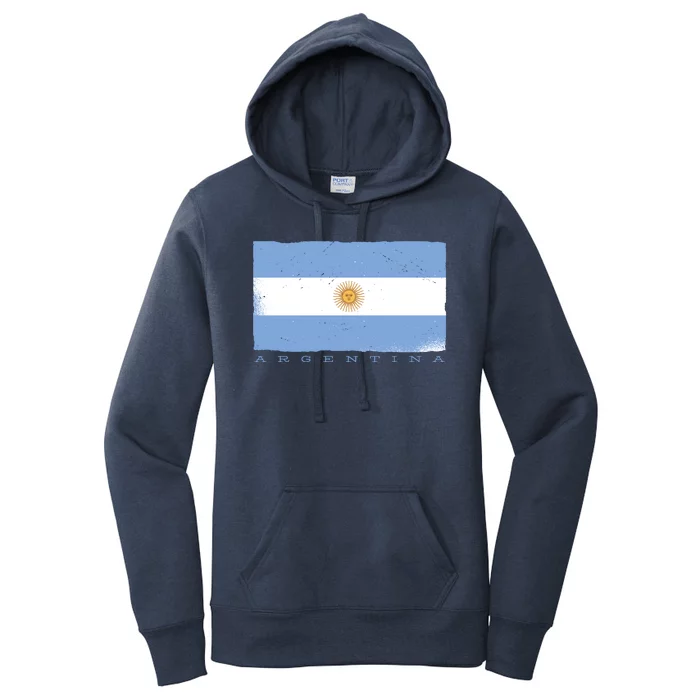 Argentina Flag Women's Pullover Hoodie