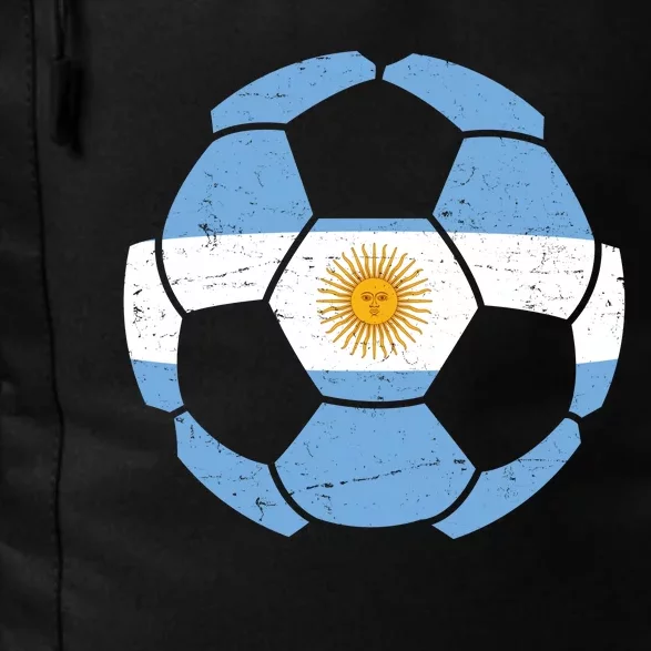 Argentina Flag Soccer Team Ball Futball Daily Commute Backpack