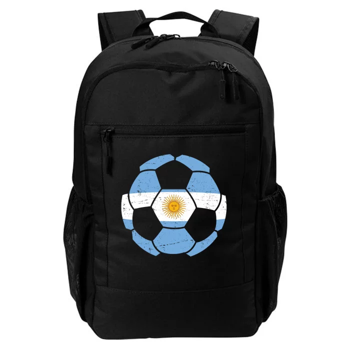 Argentina Flag Soccer Team Ball Futball Daily Commute Backpack