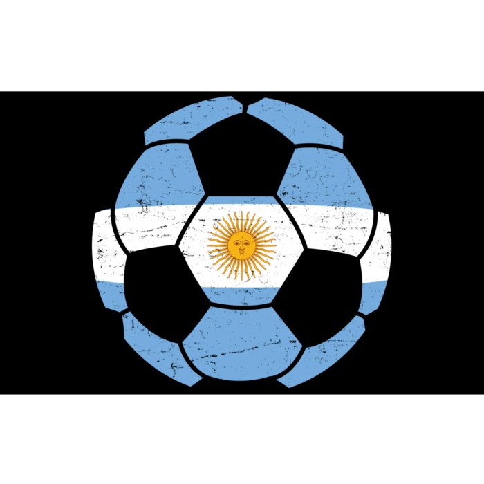 Argentina Flag Soccer Team Ball Futball Bumper Sticker