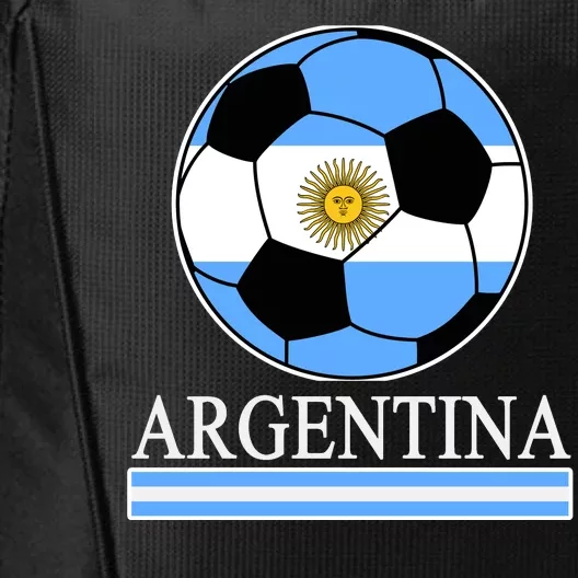 Argentina Soccer Country Flag Ball City Backpack