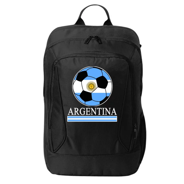 Argentina Soccer Country Flag Ball City Backpack