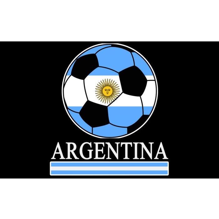 Argentina Soccer Country Flag Ball Bumper Sticker