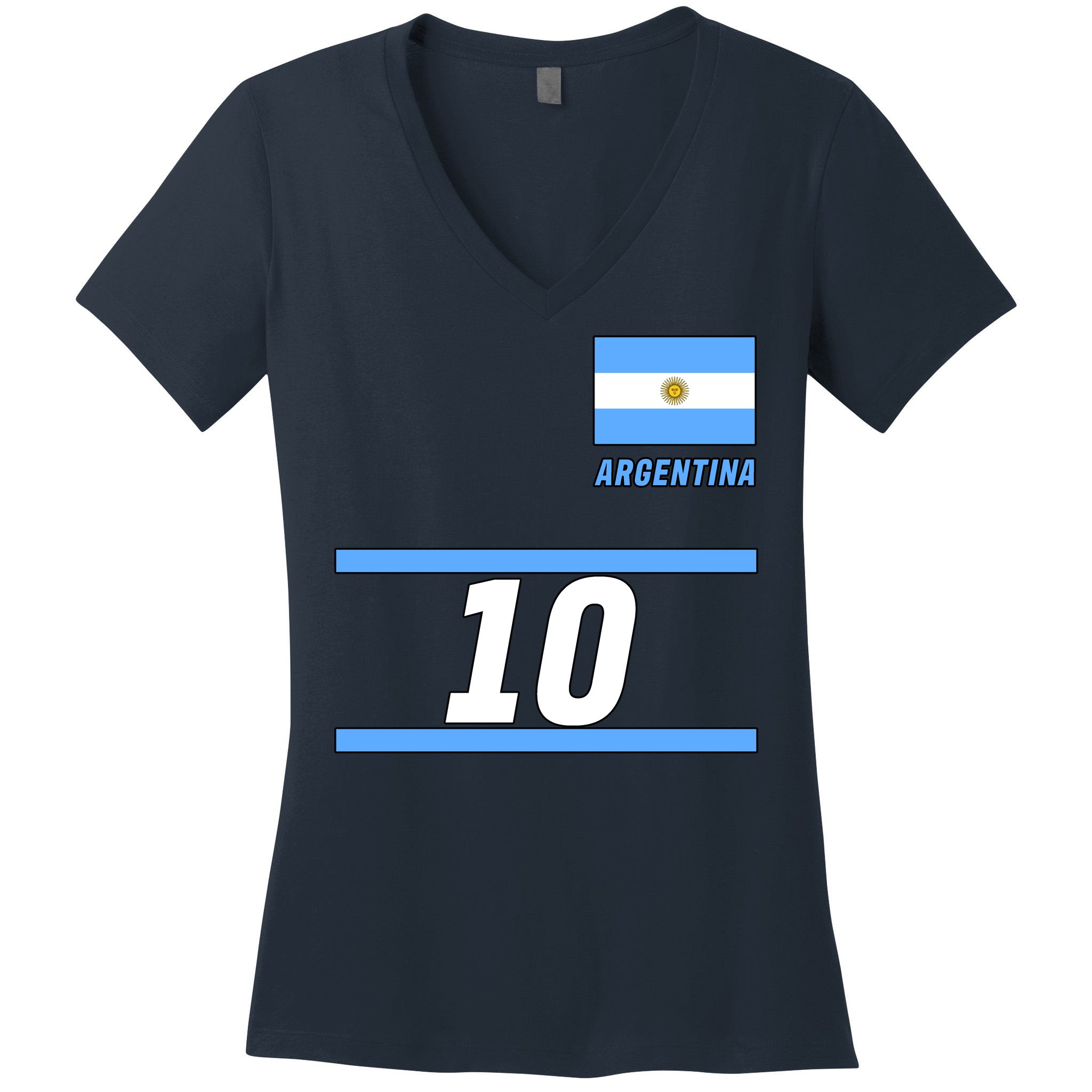 Tops, Argentina Jersey Soccer Woman M