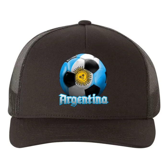 Argentina Soccer Logo Yupoong Adult 5-Panel Trucker Hat